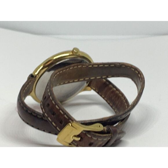 Michael Kors MK2256 Women's Brown Leather Analog Dial Quartz Wrist Watch GE165 - Picture 9 of 11